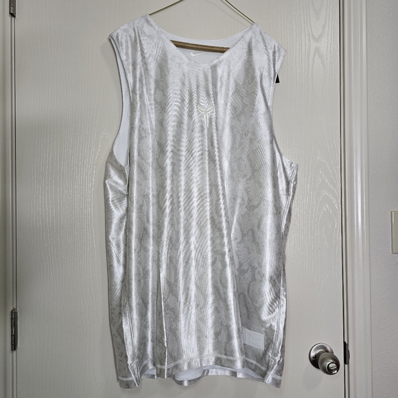 Nike Kobe Reversible Mesh Jersey Men’s Size XL-Tall FZ0934-100 White‎ New - Picture 1 of 6